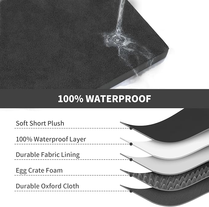 Flat Extra Large Dog Bed, Jumbo Waterproof Dog Bed - Image 6