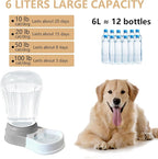 1.6 Gallon Automatic Dog Water Dispenser, Large Capacity Gravity Pet Water Bowl - Image 2