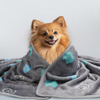 1 Pack 3 Blankets Super Soft Fluffy Premium Cute Cat Pattern Pet Blanket - Image 8