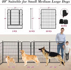 Dog Playpen 40 inch 32 Panels Indoor Outdoor Dog Pen - Image 3