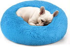 Dogs Bed for Small Dogs, Anti-Anxiety Washable Round Bed by Hoewina