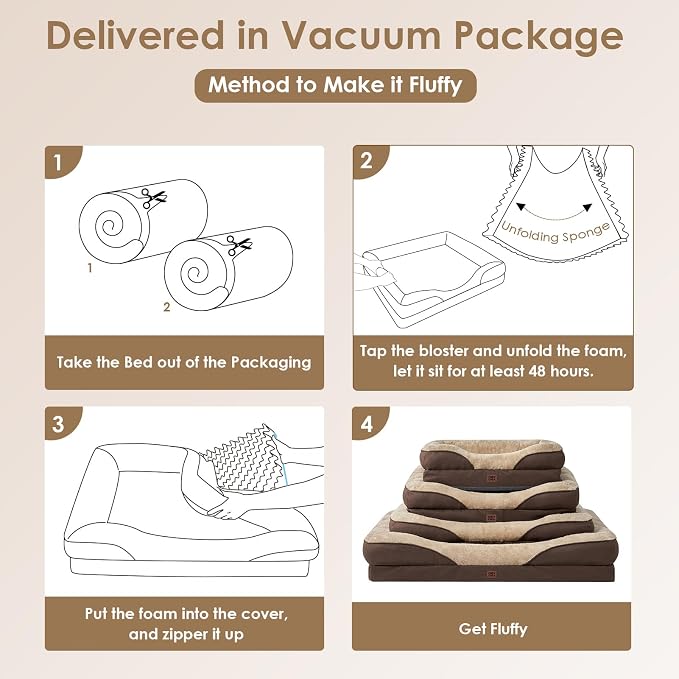 EHEYCIGA Orthopedic XXL Dog Bed - Image 7