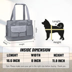 Dog Carrier, Cat Carrier, Pet Carrier, Foldable Waterproof Premium Oxford Cloth - Image 5