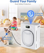 Pet Air Purifiers for Home Large Room Up to 2500 Ft², Double-Sided HEPA Air - Image 6