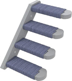 Skywin Cat Wall Steps, 2 Pack Wooden Color Solid Rubber Cat Stairs - Image 4