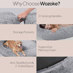 Giant Human Dog Bed for Adults and Pets, Waterproof & Machine Washable Cover - Image 4