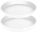 2 Pack of 20 21 inch Plant Saucer Round, Deep Plant Saucers by Bleuhome