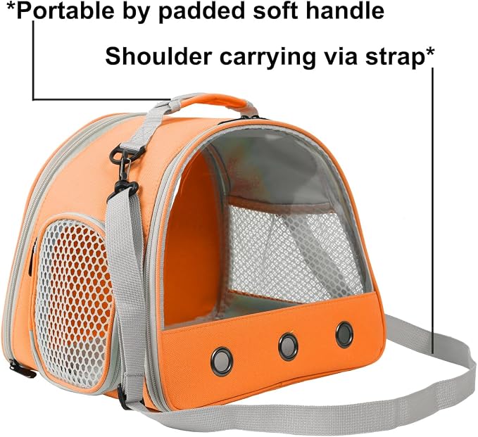 Rabbit Travel Carrier, Lizards Carrier, Small Animal Travel Bag - Image 3