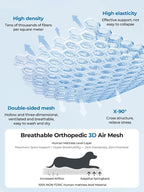 Dog Cooling Mat, Reversible Cool & Warm Pet Orthopedic Pad, Thick Mat - Image 4