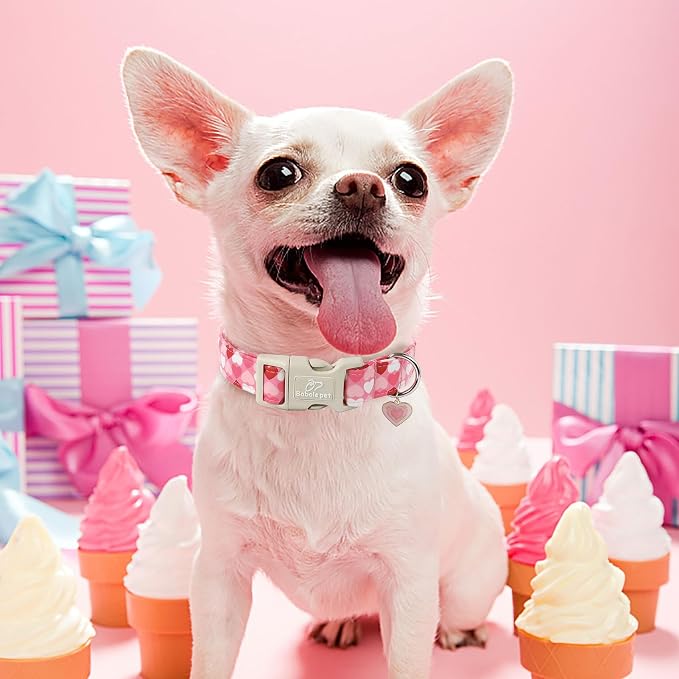 Valentines Dog Collar for Medium Dogs - Image 3