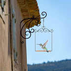 Hotop 2 Pcs Hummingbird Swings and Perches Metal Frame Bird Swing - Image 7
