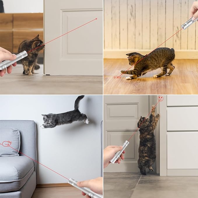TBTeek Cat Toys, Rechargeable, 3 Light Modes & 5 Adjustable Patterns, Portable - Image 2