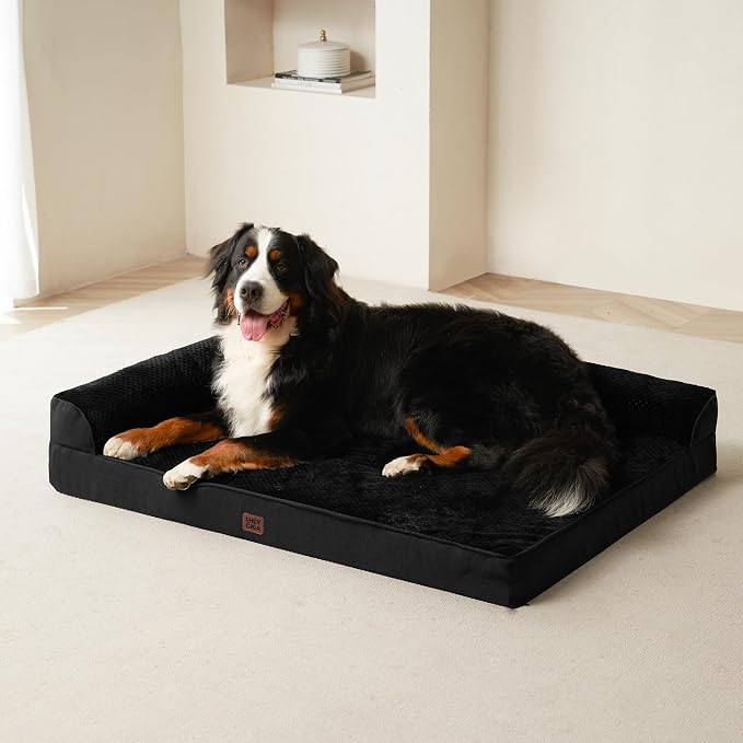 EHEYCIGA Memory Foam Dog Bed Large Size Dogs, Orthopedic Dog Bed Large - Image 8