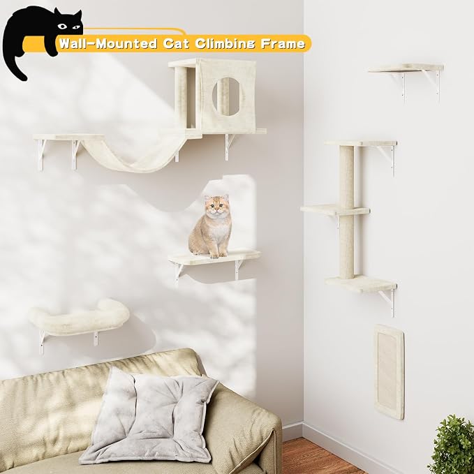 NUNU LAB Wall Mounted Cat Furniture Set - Image 2