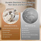 X-Large Stainless Steel Litter Box - Image 4