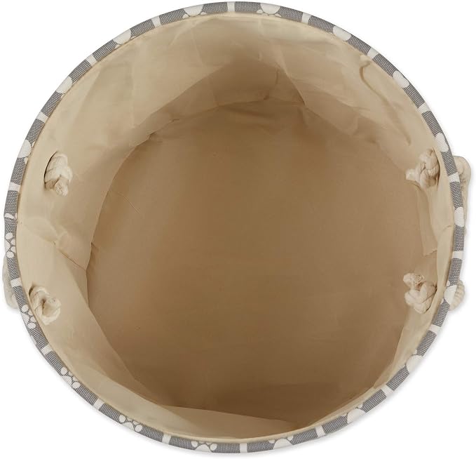 Bone Dry Pet Storage Collection Lattice Paw Print, Medium Round - Image 3