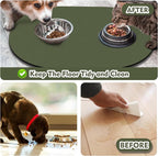 Cat Food Mat 24''x16'', Absorbent Cat Mats - Image 5