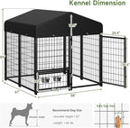 2PCS Dog Kennel Outdoor, Outside Dog Kennel - Image 5