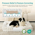 Orthopedic Dog Bed for Large Medium Size Dog, Soft and Warm Faux Fur Sofa for - Image 2