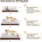 WESTERN HOME WH Medium Dog Bed for Medium Size Dogs, Orthopedic Pet Bed - Image 5