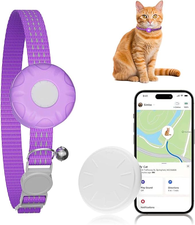 Smart Cat GPS Tracker, Cat Tracker Collar by ZFSJTAG