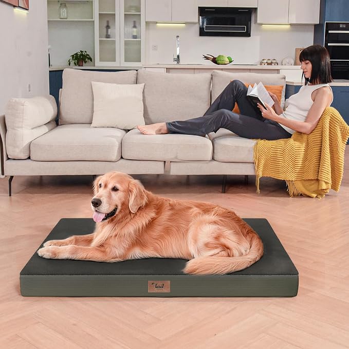 Orthopedic Dog Bed for Large Dogs, Plush Washable Pet Bed for Large Size Dogs - Image 6