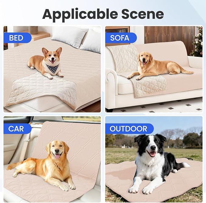 Waterproof Couch Covers for Pets, Waterproof Dog Bed Cover, Anti-Slip Soft Dog - Image 5