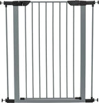 MidWest Homes for Pets 29-Inch High Walk-thru Pressure Mounted Gray Steel Dog - Image 3