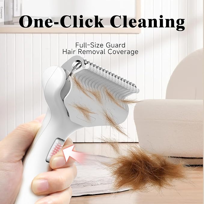 3-in-1 Pet Steam Brush Set for Dogs & Cats, Grooming Comb - Image 8