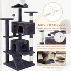 Sweetcrispy 54 Inch Cat Tree Tower, Indoor Cat Condo - Image 6