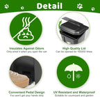 Dog Poop Trash Can Outside - Image 3