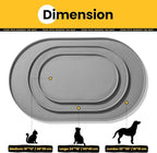 Dog Food Mat, Raised Edges Pet Food Mats - Image 3