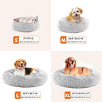 Sweetcrispy Donut Dog Bed, Large Round Calming Cat Bed - Image 6
