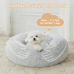 WNPETHOME Calming Dog Bed Cat Bed Donut, Faux Fur Pet Bed Self-Warming Donut - Image 7