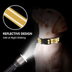 Hikiko Martingale Dog Collars Reflective Nylon Dog Collar - Image 2