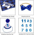 ADOGGYGO Dog Birthday Party Supplies, Pet Party Hat - Image 6