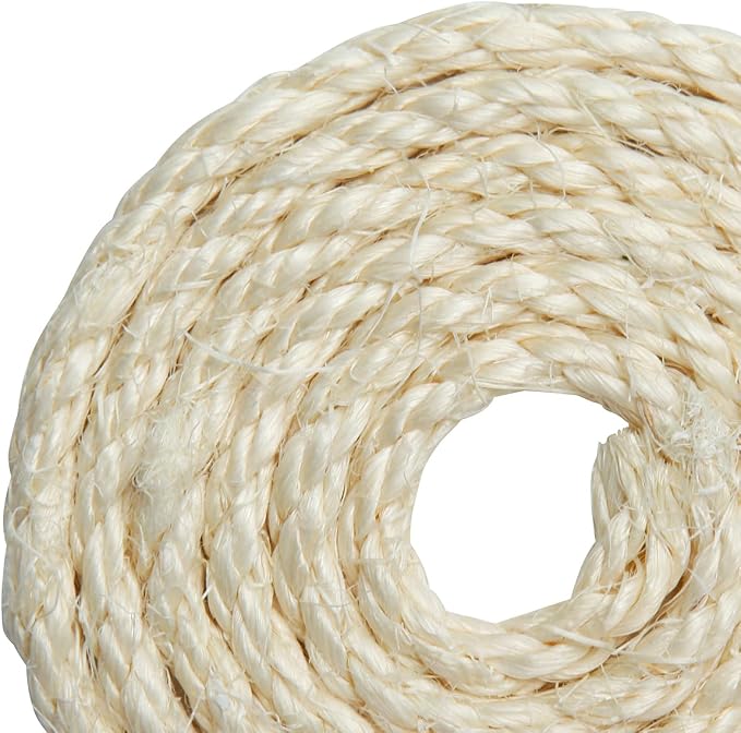 Natural Sisal Rope 1/4 Inch 6mm 164-Feet - Image 8