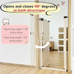 Lumizone Extra Tall Pet Gate 55.12" High Pressure Mounted 46.65"-50.78" Extra - Image 7