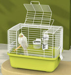 Portable Bird Travel Carrier Cage – 360° Full View Wire Carrier by Misyue