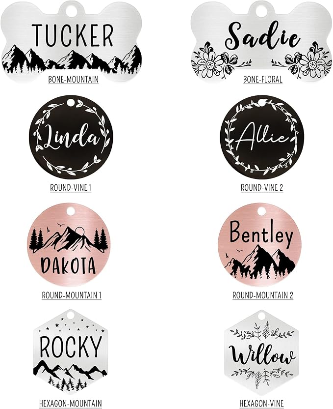 Ultra Joys Stainless Steel Pet ID Tag - Image 5