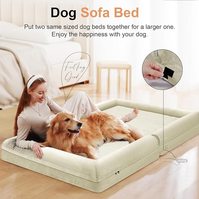 Large Dog Bed Orthopedic Washable: Extra Large Sized Beds - Image 3