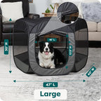FurHaven Portable Pet Playpen for Dogs & Cats, Foldable Indoor Kitten Playpen - Image 3