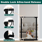 Fairy Baby 40.5" Extra Tall Baby Gate No Drill, 54.8"-60.2" Extra Wide Dog Pet - Image 4
