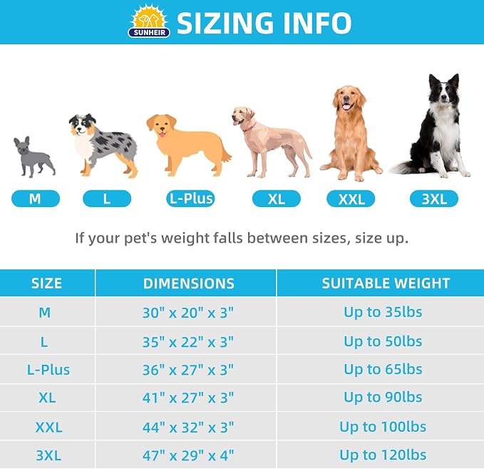 Sunheir Orthopedic Dog Bed for Medium Dogs, Waterproof Deluxe Plush Dog Crate - Image 4