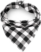 Plaid Bandana Triangle Scarf by Brand by ZIRVYIR