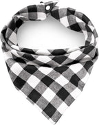Christmas Plaid Dog Bandana by ZIRVYIR