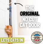 Door Buddy Cat Door Latch & Stopper. Adjustable Dog Proof Door Strap - Image 2