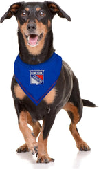 Pets First NHL New York Rangers TIE Bandana, Size Small/Medium. Dog Bandana - Image 2