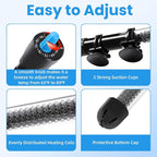 AQUANEAT Aquarium Heater, 200W Fish Tank Heater, Adjustable Submersible Water - Image 6