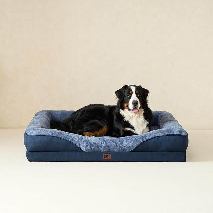 EHEYCIGA Orthopedic Dog Bed for Medium Dog, Waterproof Liner & Washable - Image 8